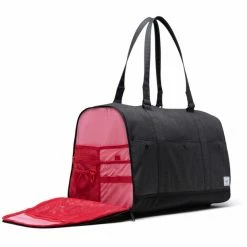 Herschel Bennett Duffle black crosshatch -Travel Bags Sales Store herschel bennett duffle black crosshatch 4