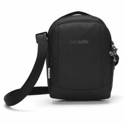 Pacsafe Metrosafe LS100 ECONYL Crossbody Bag black