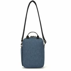 Pacsafe Metrosafe X Vertical Crossbody Bag dark denim -Travel Bags Sales Store pacsafe metrosafe x pystysuora crossbody laukku sininen musta 3