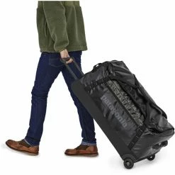 Patagonia Black Hole Wheeled Duffel Bag 100l black -Travel Bags Sales Store patagonia black hole duffelilaukku rullilla 100l musta 3